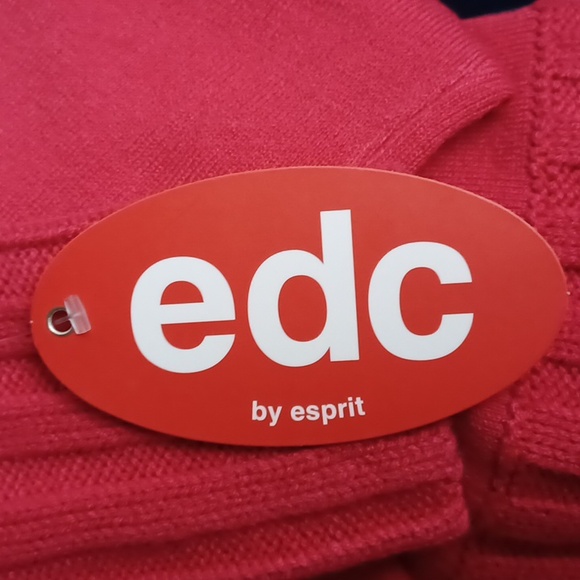 EDC By Esprit Mixed Knit Turtleneck Sweater NEW- Sz. Sm - Picture 2 of 11